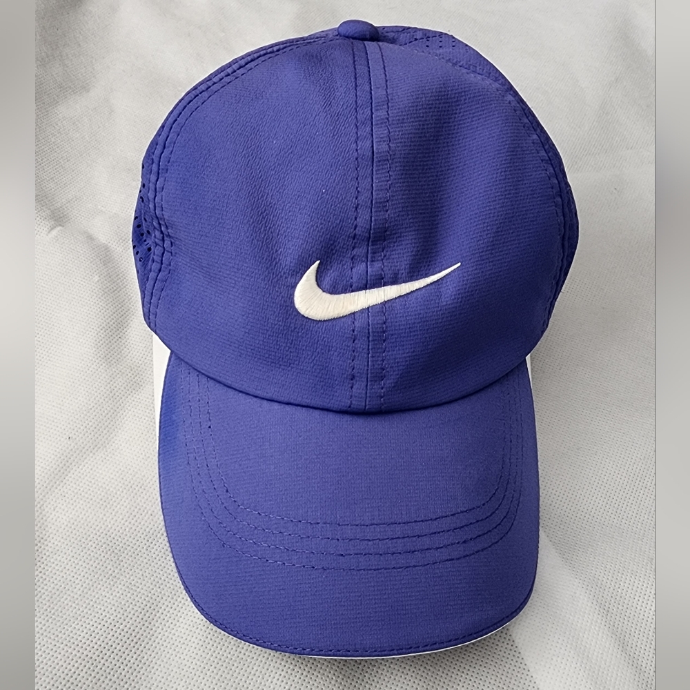 Nike Golf  Blue Cap with White Swoosh